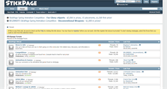 Desktop Screenshot of forums.stickpage.com